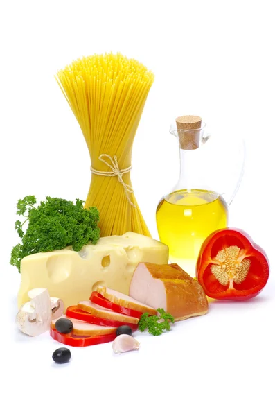 Ingrediënten voor pasta — Stockfoto
