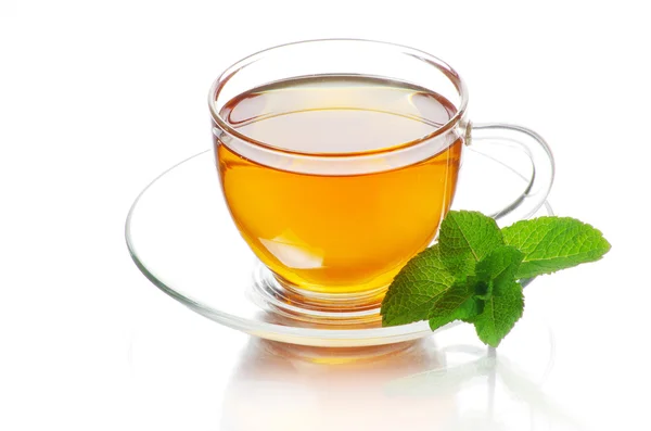 Tea on white — Stock Photo, Image