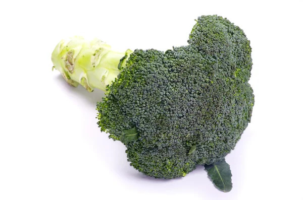 Brokkoli auf Weiß — Stockfoto