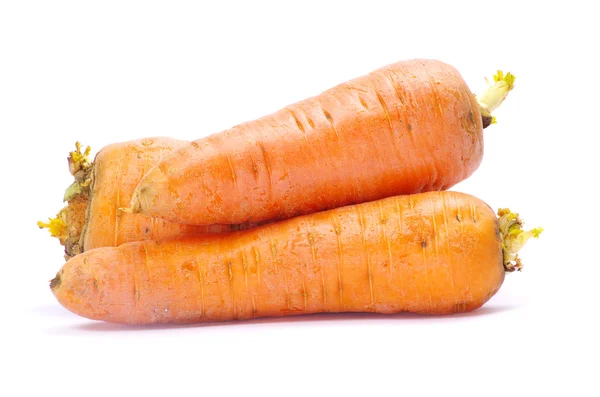 Carrots on a white — Stock Photo, Image