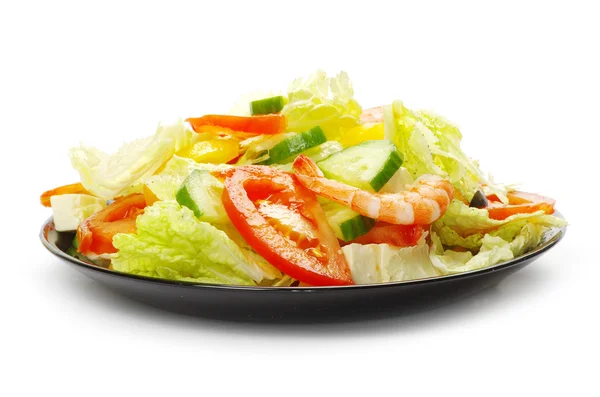 Salat im Teller — Stockfoto
