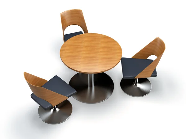 Chairs and table — Stock Photo, Image