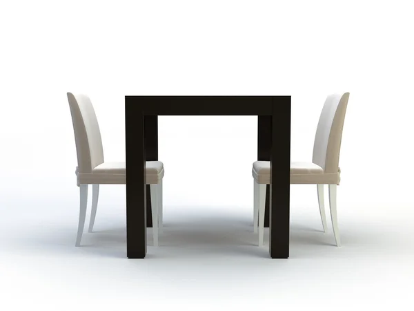 Scaune și masă — Fotografie, imagine de stoc