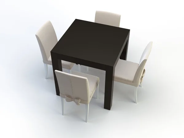 Stühle und Tisch — Stockfoto