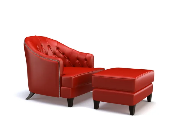 Cadeira vermelha — Fotografia de Stock