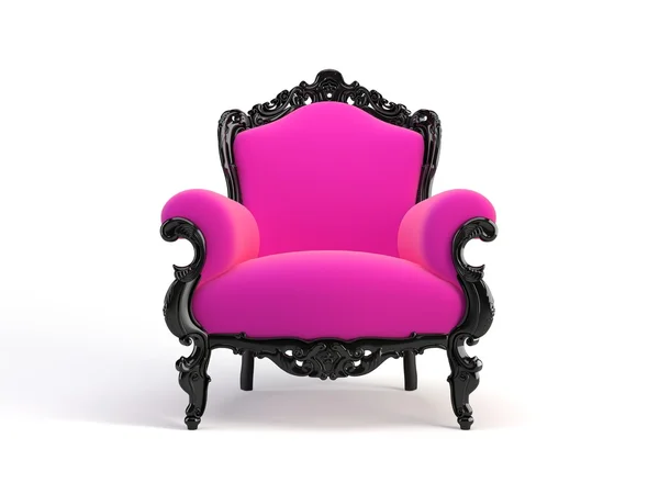 Beyaz Zemin Üzerinde Klasik Sandalye — Stok fotoğraf