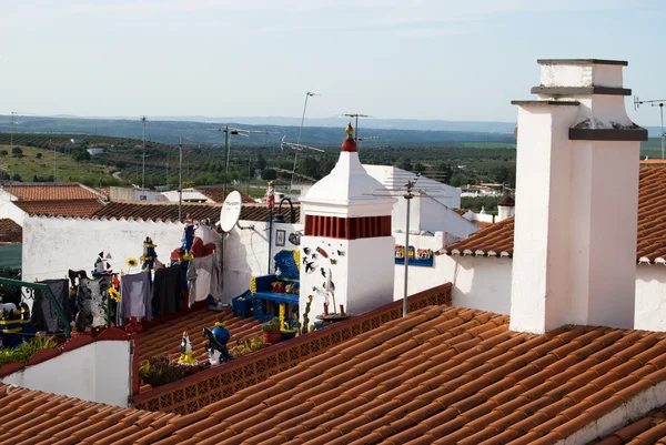 Bekijken op dak van portugal stad — Stockfoto