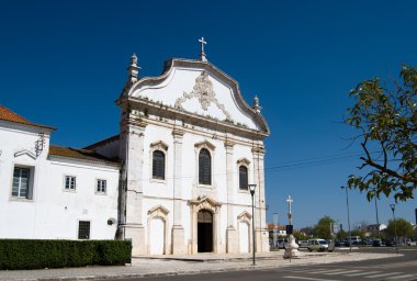 Catolic church in Estremos, Potugal clipart