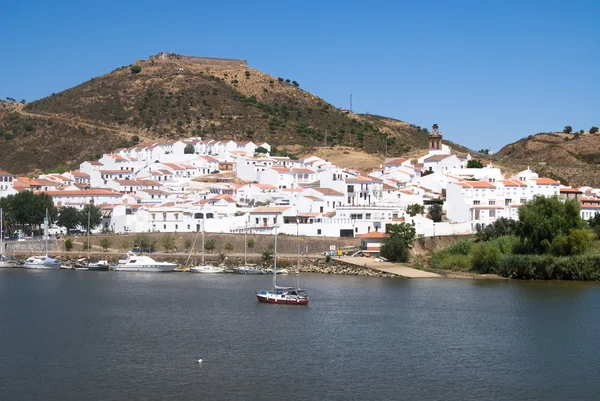 Landscape on river Guadiana, Portugal — Stock Photo, Image