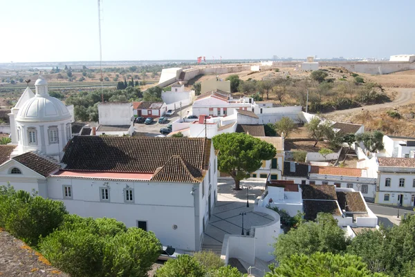 Widok na stare miasto w Portugalii, castro marim, Portugalia — Zdjęcie stockowe