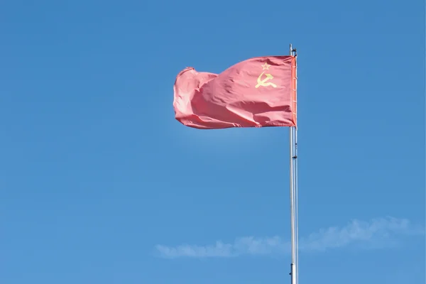 Rode vlag — Stockfoto