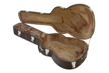 The image of open guitar case clipart