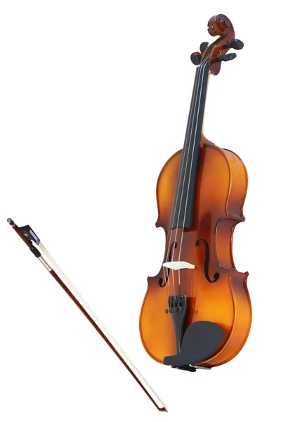 Violinos e um violinista — Fotografia de Stock