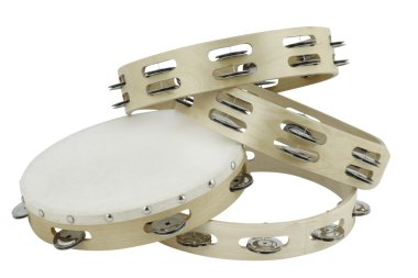 The image of tambourines clipart