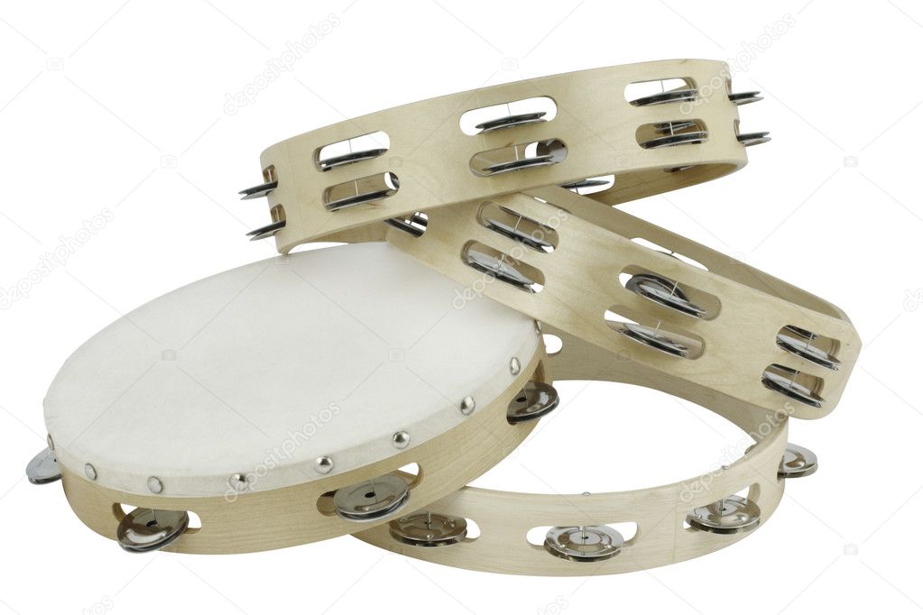 The image of tambourines