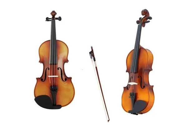 異なる視点からヴァイオリン — ストック写真