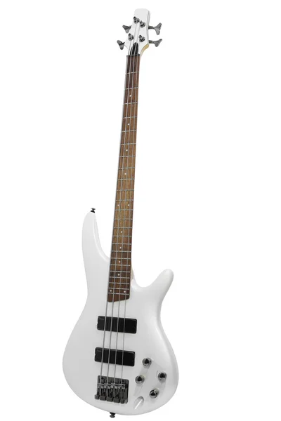 Bílá kytara — Stock fotografie