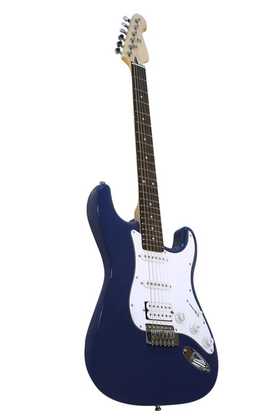 Blauwe gitaar — Stockfoto