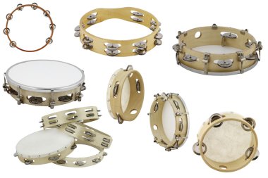 Tambourines clipart