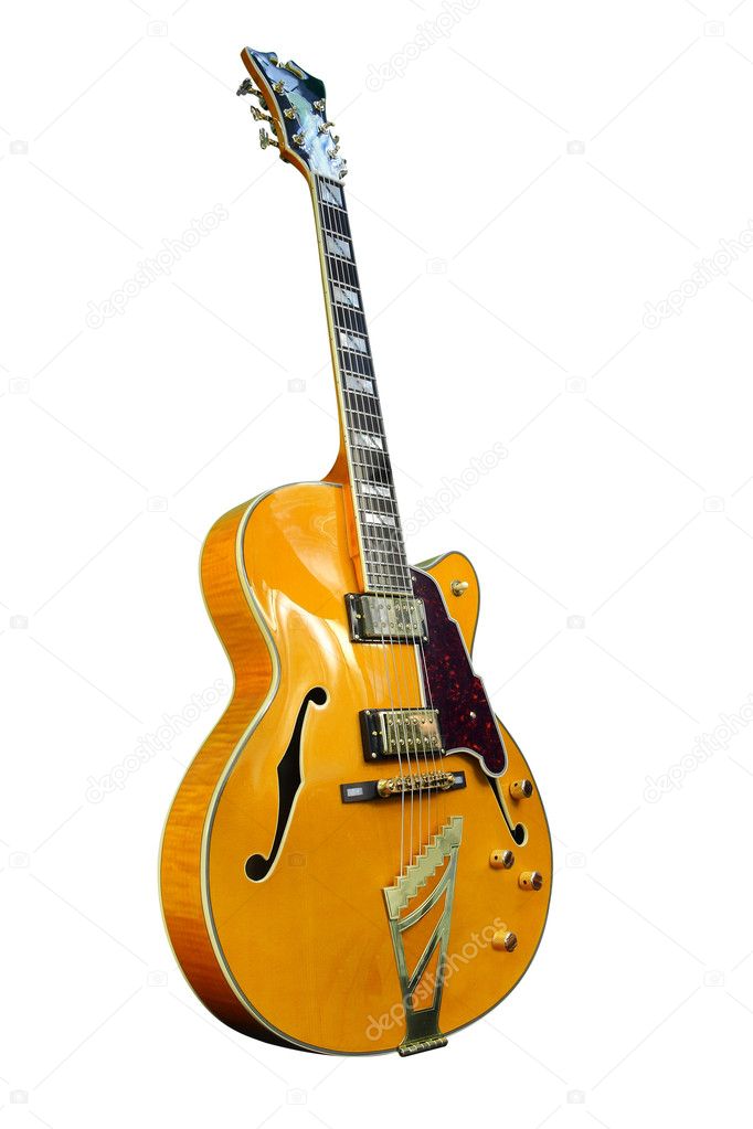 Image Guitar White Background Stock Illustration by ©uatp12 #4787162
