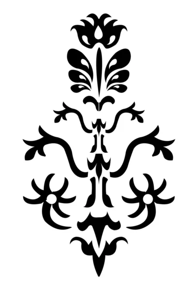 Элемент Вегетативного Рисунка Белым Фоном — стоковый вектор