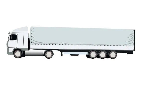 Vektor illustration av lastbil — Stock vektor