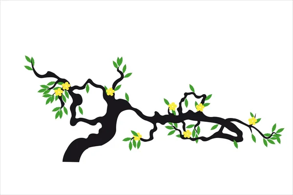 Vektorillustration des Baumes — Stockvektor