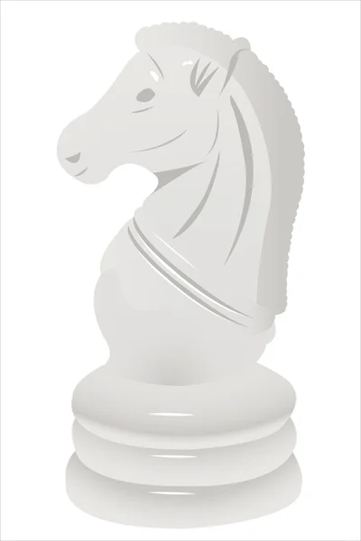 Bílý kůň — Stockový vektor