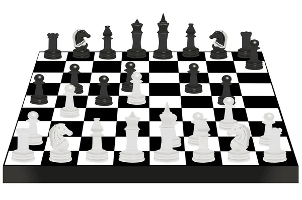 チェス デスク — ストックベクタ