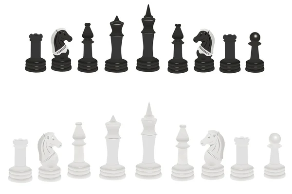 Illustrazione vettoriale degli scacchi — Vettoriale Stock