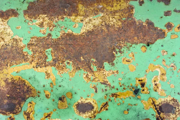 Υφή του σκουριασμένο χρωματισμένο μέταλλο — Φωτογραφία Αρχείου