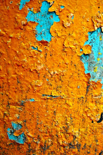 Ξεπερασμένο, φορημένος τσιμεντένιος τοίχος — Φωτογραφία Αρχείου