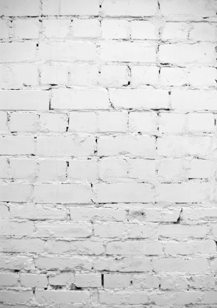 Білий цегляна стіна — стокове фото