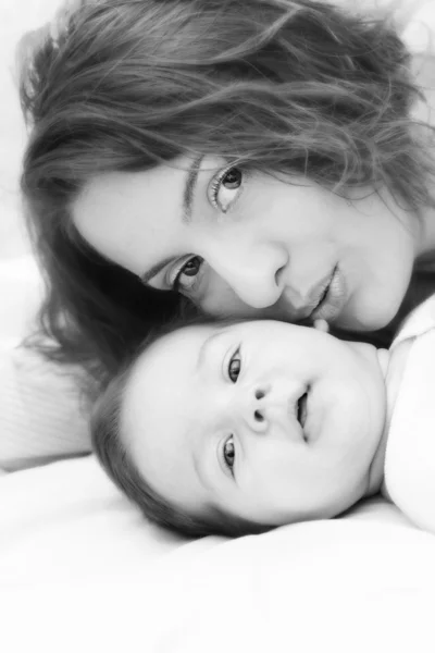 Matka a syn — Stock fotografie