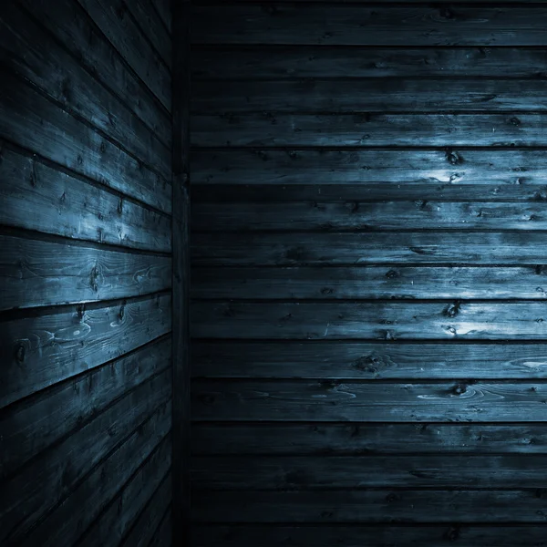 La texture in legno blu con motivi naturali — Foto Stock
