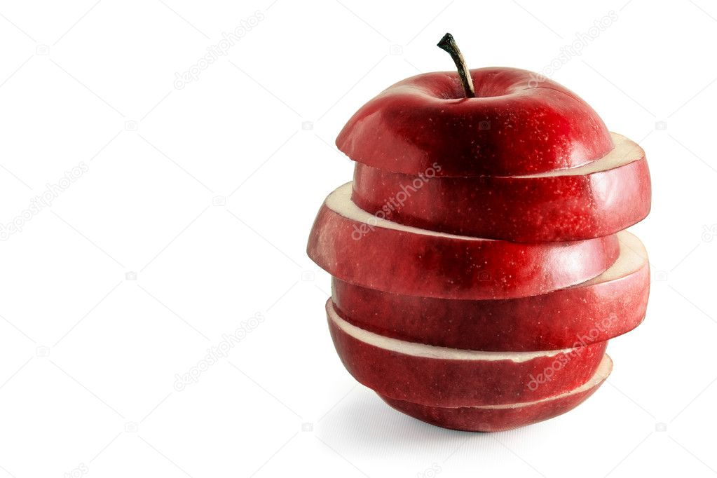 Sliced ​​apple