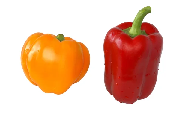 Sweet yellow, red, pepper. — Stock Photo, Image