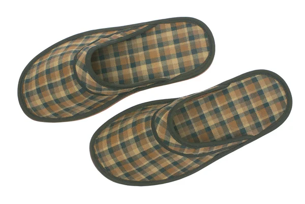 Men room slippers. — Stock Photo, Image