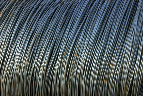 Tråd metall för armatur i vikar — Stockfoto