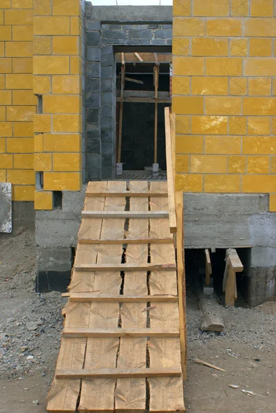 Construção Residencial Porta Acesso — Fotografia de Stock