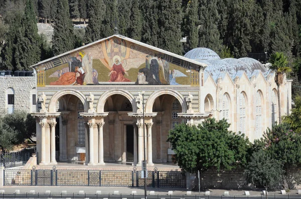 Iglesia de Todos los Natioins en Jerusalén — Foto de Stock