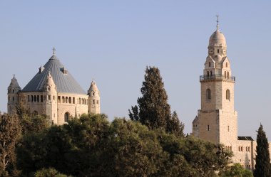 Church of the Dormition of the Virgin Mary im Jerusalem clipart