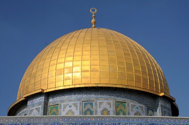 Dome of Rock Mosque in Jerusalem clipart