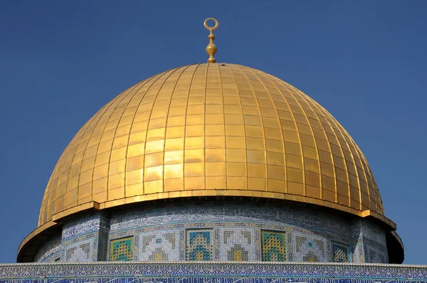 Kuppel der Felsenmoschee in jerusalem — Stockfoto