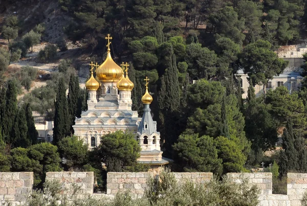 stock image Church of Maria Magdalene in Jerusalem