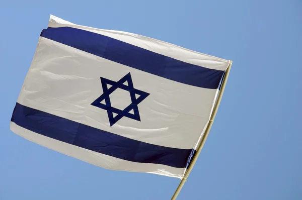 Государственный флаг Израиля - ОФ Израиль — стоковое фото