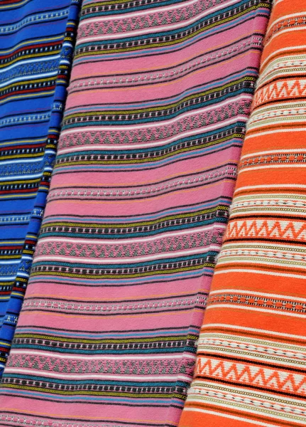 Traditional Greek Fabrics — Stock Photo, Image