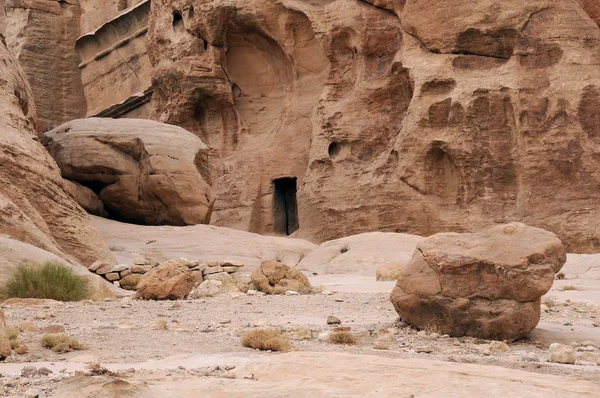 In der antiken Petra — Stockfoto
