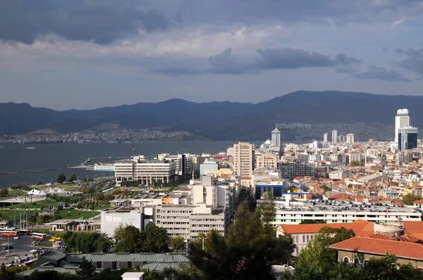 stock image Seaport of Izmir Before Storm