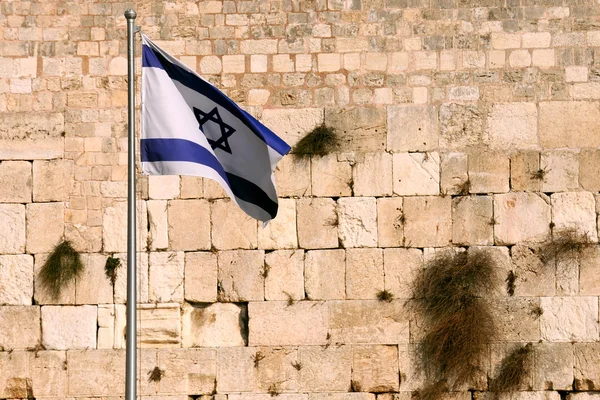 Waiving Flag of Israel — Stock Photo, Image